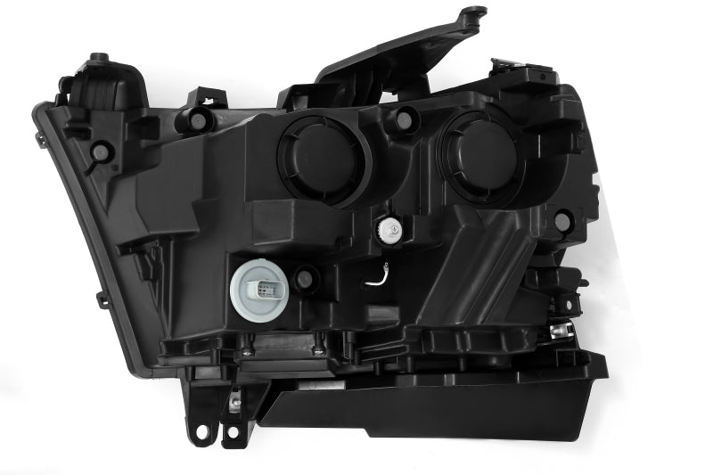Phares de projecteur AlphaRex 19-20 Ram 1500HD PRO-Series, style Plank, noir avec éclairage actif/clignotant séquentiel/DRL Plank