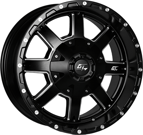 GT OFFROAD INVASION Matte Black Milled
