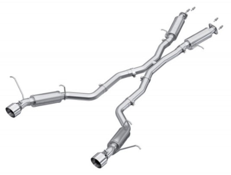 MBRP 2012+ Jeep Grand Cherokee SRT 6.4L Échappement catback aluminisé à double sortie arrière - Embouts T304