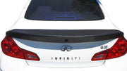 Infiniti G25 / G35 / G37 Sedan 2007-2015 KBD Exclusive 3 Piece Polyurethane Rear Wing Spoiler