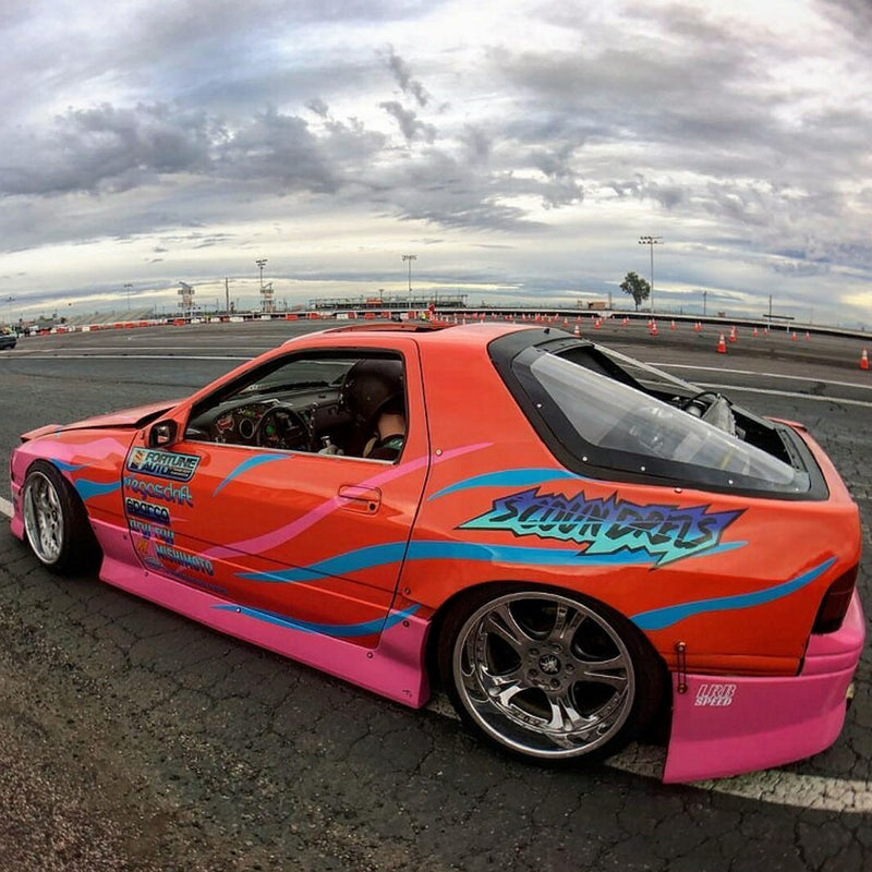 Mazda RX7 1986-1991 < b > Style 2 Piece Polyurethane Side Skirts