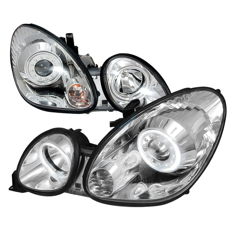 Spec-D 98-05 Lexus Gs300 Ccfl Halo Projector Headlights Chrome 3LHP-GS30098-KS