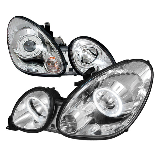 Spec-D 98-05 Lexus Gs300 Ccfl Halo Projector Headlights Chrome 3LHP-GS30098-KS