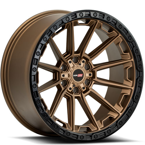 VORTEK VRT-601 Matte Bronze Black Bead Ring