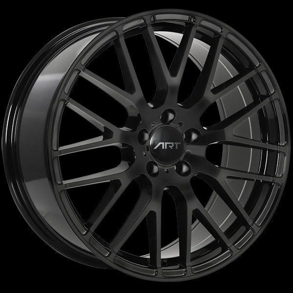 ART Replica 134 19x8.5 5x112 ET40 66.6 Gloss Black **SET OF 4**