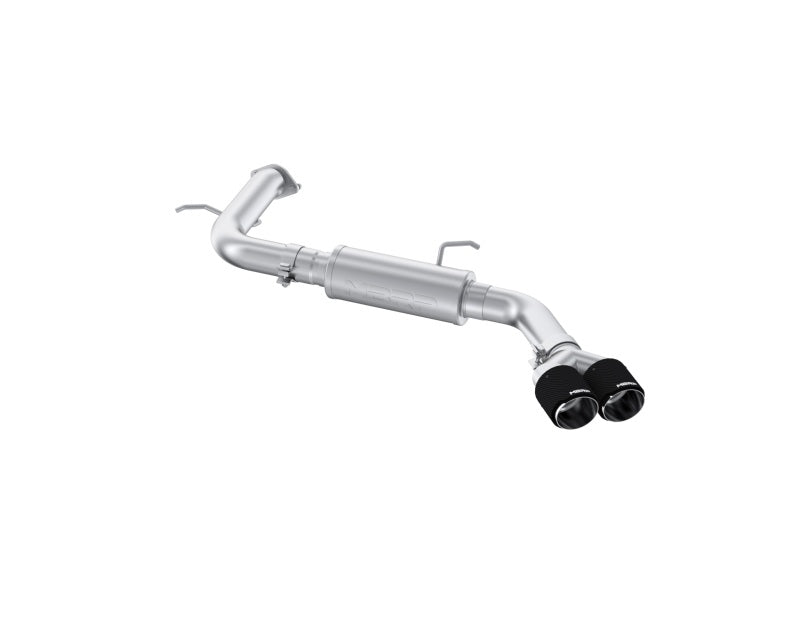 MBRP 21-24 Hyundai Hyundai Acier inoxydable T304 3 pouces Sortie arrière Axle-Back avec double embout en fibre de carbone