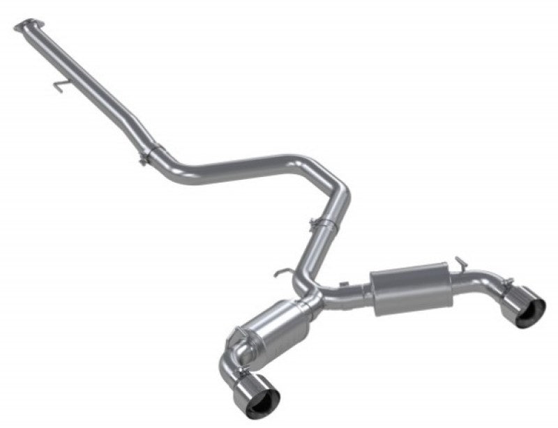 MBRP 2019+ Hyundai Veloster N 2.0L Turbo 3in Cat Back - Acier aluminisé - Embout T304