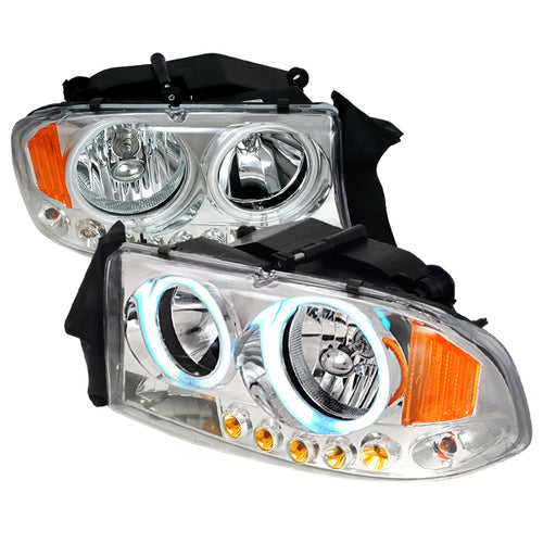 Spec-D 97-03 Dodge Durango Crystal Housing Headlights Chrome 4LH-DAK97H-KS