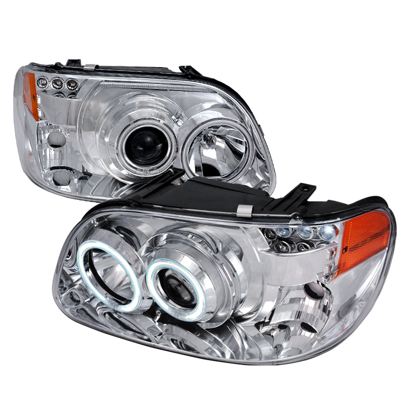 Spec-D 95-01 Ford Explorer Ccfl Halo Projector Headlights Chrome 4LHP-EPOR951PC-KS