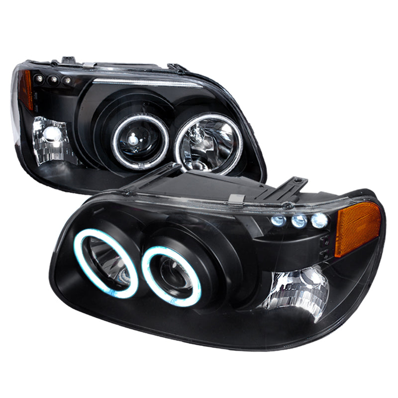 Spec-D 95-01 Ford Explorer Ccfl Halo Projector Headlights Black 4LHP-EPOR951PCJM-KS