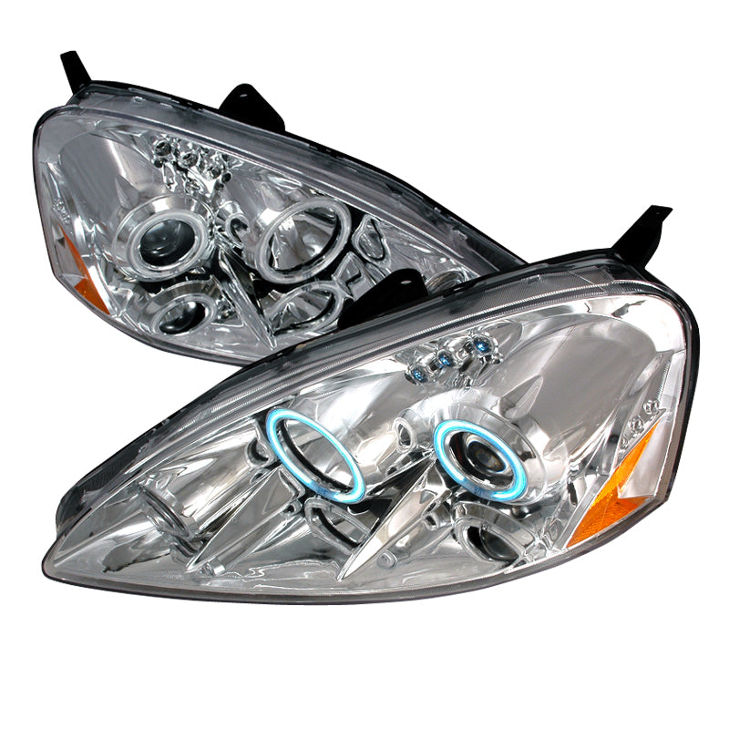 Spec-D 05-06 Acura Rsx Ccfl Halo Projector Headlights Chrome 4LHP-RSX05-KS