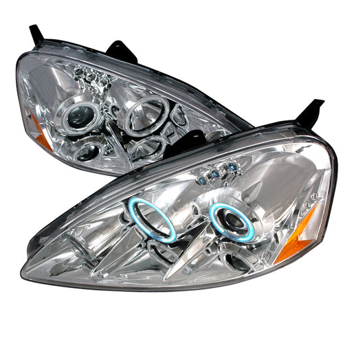 Spec-D 05-06 Acura Rsx Ccfl Halo Projector Headlights Chrome 4LHP-RSX05-KS