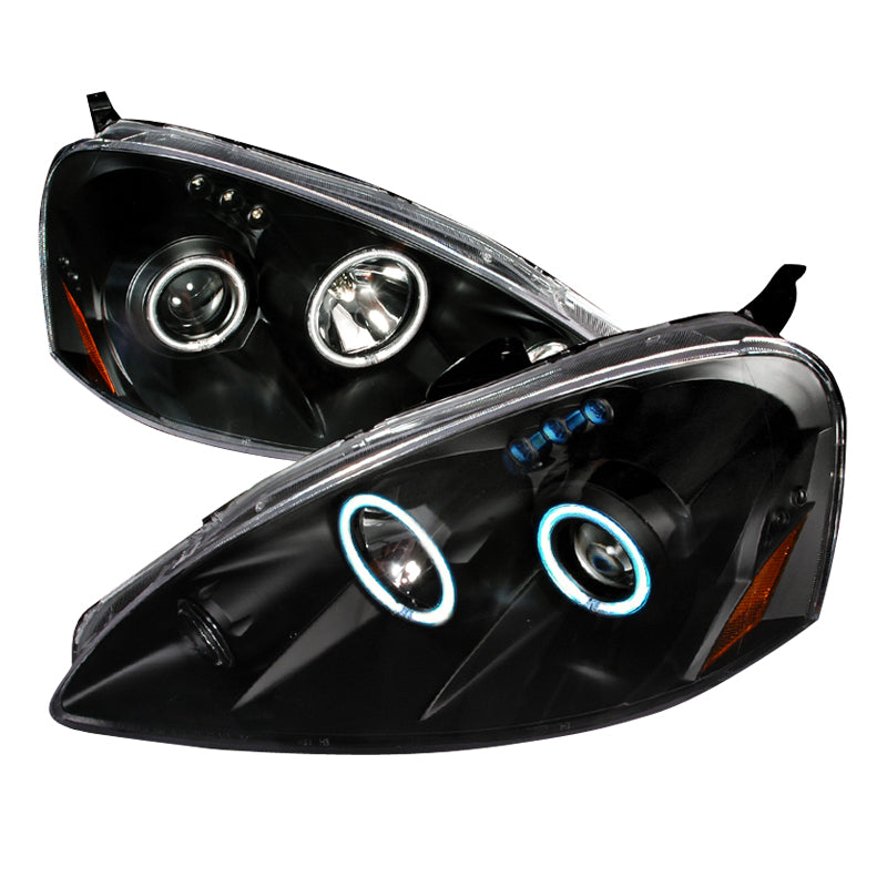Spec-D 05-06 Acura Rsx Ccfl Halo Projector Headlights Black 4LHP-RSX05JM-KS