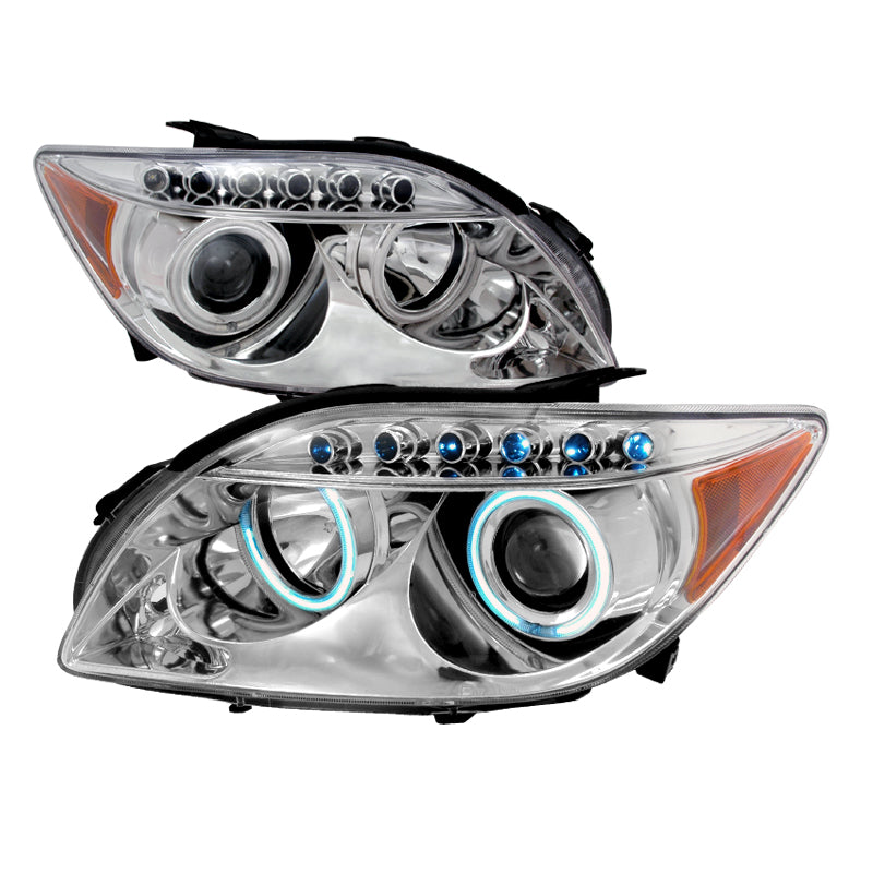 Spec-D 05-10 Scion Tc Ccfl Halo Projector Headlights Chrome 4LHP-TC05-KS