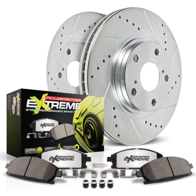Kit de Freins Arrière Z26 Street Warrior Power Stop pour Ford Mustang 05-11