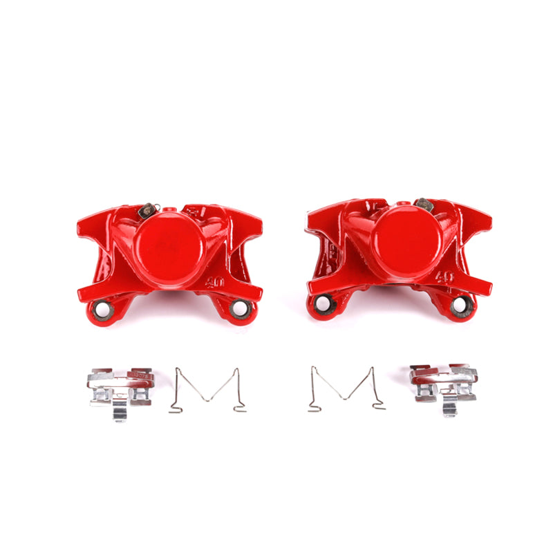 Étriers rouges arrière Power Stop pour Lexus IS300 01-05 sans supports - Paire