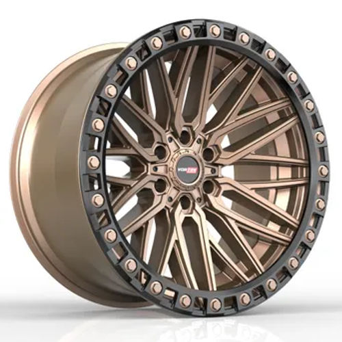 VORTEK VRT-608 Matte Bronze Black Bead Ring
