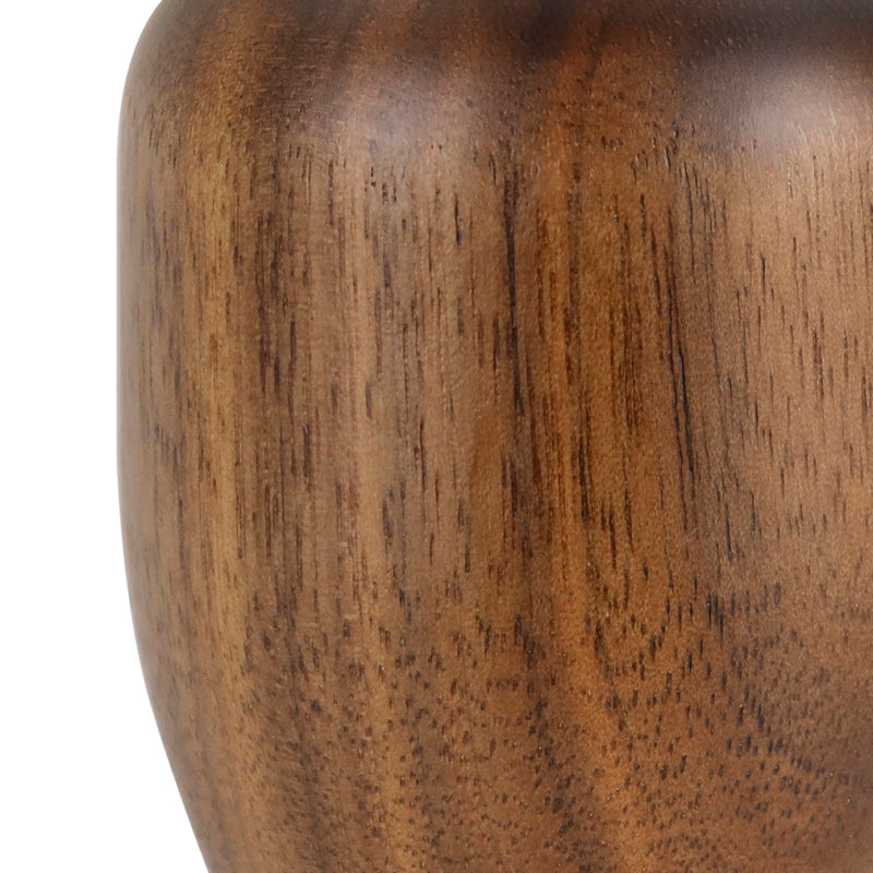 Pommeau de levier de vitesse Mishimoto Short Steel Core en bois - Noyer