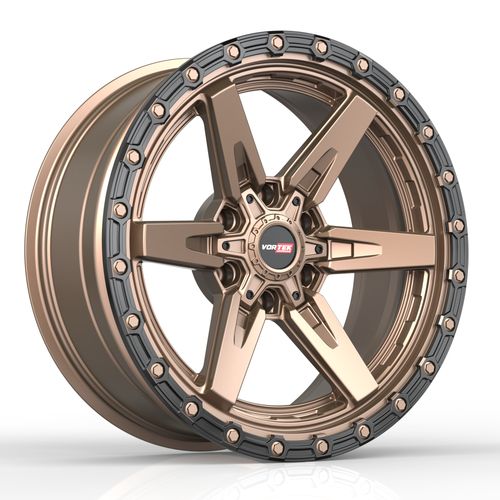 VORTEK VRT-602 Matte Bronze Black Bead Ring