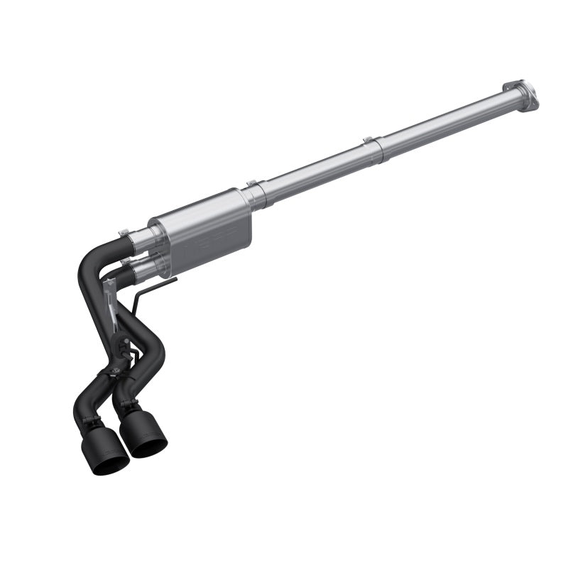 MBRP 2021 Ford F-150 2.7L EcoBoost / 3.5L EcoBoost / 5.0L 3po Cat Back Sortie latérale simple Noir