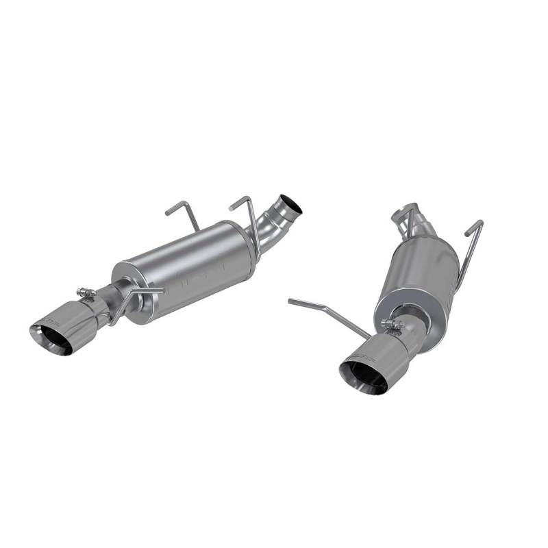 MBRP 11-14 Ford Mustang V6 3 pouces. Système d'échappement T409 arrière à double essieu arrière divisé