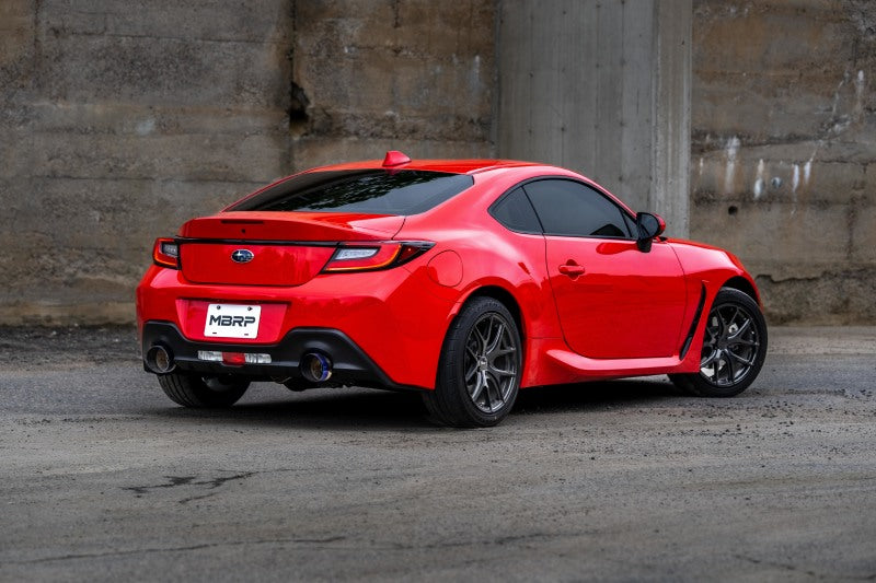 MBRP 2022 Subaru BRZ 2.4L/Toyota GR86 2.4L 2.5in double sortie arrière fendue avec embouts brûlés OD 5in - T304