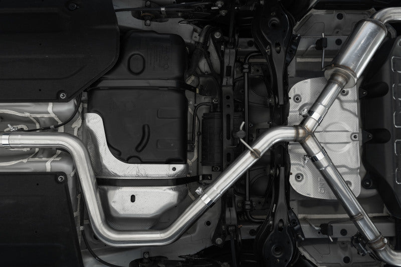 Échappement Cat-Back MBRP 22-23 Hyundai Elantra N 2.0L Turbo T304 double sortie 3" avec embouts en fibre de carbone de 5" de diamètre extérieur