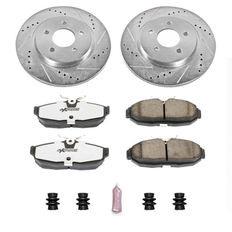 Kit de Freins Arrière Z26 Street Warrior Power Stop pour Ford Mustang 05-11