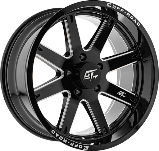 GT OFFROAD INVASION Gloss Black Milled
