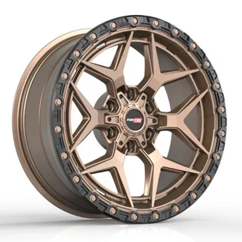 VORTEK VRT-603 Matte Bronze Black Bead Ring