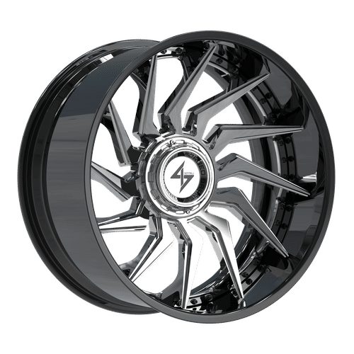 SENTALI BARREL FORGED XTREME BFX4 Gloss Black Lip / Chrome Centre