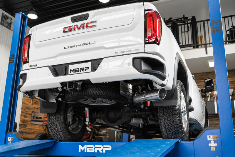 MBRP 2020 Chevrolet/GMC 2500/3500 HD Silverado/Sierra 6,6 L V8 T304 Échappement de performance de la série Pro