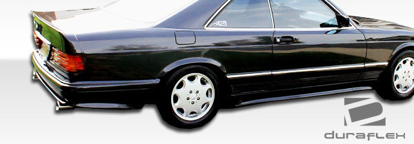 1981-1991 Mercedes S Class W126 2DR Duraflex AMG Look Side Skirts Rocker Panels - 4 Piece