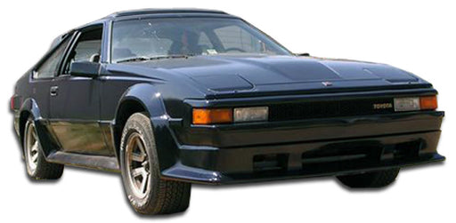 1982-1986 Toyota Supra Duraflex F-1 Body Kit - 4 Piece - Includes F-1 Front Under Spoiler Air Dam (100689) F-1 Rear Under Spoiler Air Dam (100690) F-1 Side Skirts Rocker Panels (100691)