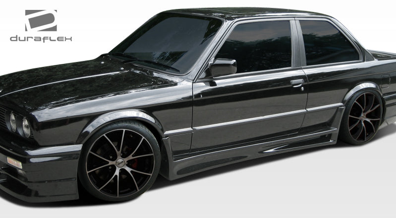 1984-1991 BMW 3 Series E30 Duraflex GT-S Body Kit - 4 Piece - Includes GT-S Front Bumper Cover (106845) GT-S Side Skirts Rocker Panels (106846) GT-S Rear Bumper Cover (106847)
