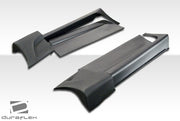 1984-1996 Chevrolet Corvette C4 Duraflex C5 Conversion Side Skirts Rocker Panels with Doorcaps - 6 Piece