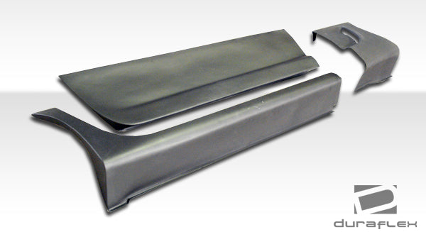 1984-1996 Chevrolet Corvette C4 Duraflex C5 Conversion Side Skirts Rocker Panels with Doorcaps - 6 Piece