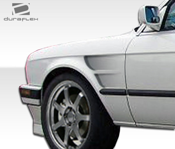 1984-1991 BMW 3 Series E30 2DR 4DR Duraflex GT Concept Fenders - 2 Piece