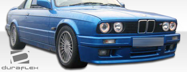 1984-1987 BMW 3 Series E30 2DR Duraflex M-Tech Body Kit - 4 Piece - Includes M-Tech Front Bumper Cover (105323) M-Tech Side Skirts Rocker Panels (105046) M-Tech Rear Bumper Cover (105324)
