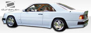1986-1995 Mercedes E Class W124 Duraflex AMG Style Body Kit - 4 Piece - Includes AMG Style Front Bumper Cover (105060) AMG Style Rear Bumper Cover (105063) AMG Style Side Skirts Rocker Panels (105061)