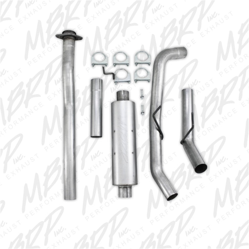 MBRP 2011-2014 Ford F150 V6 EcoBoost 3in Cat Back Single Side AL P Series Échappement