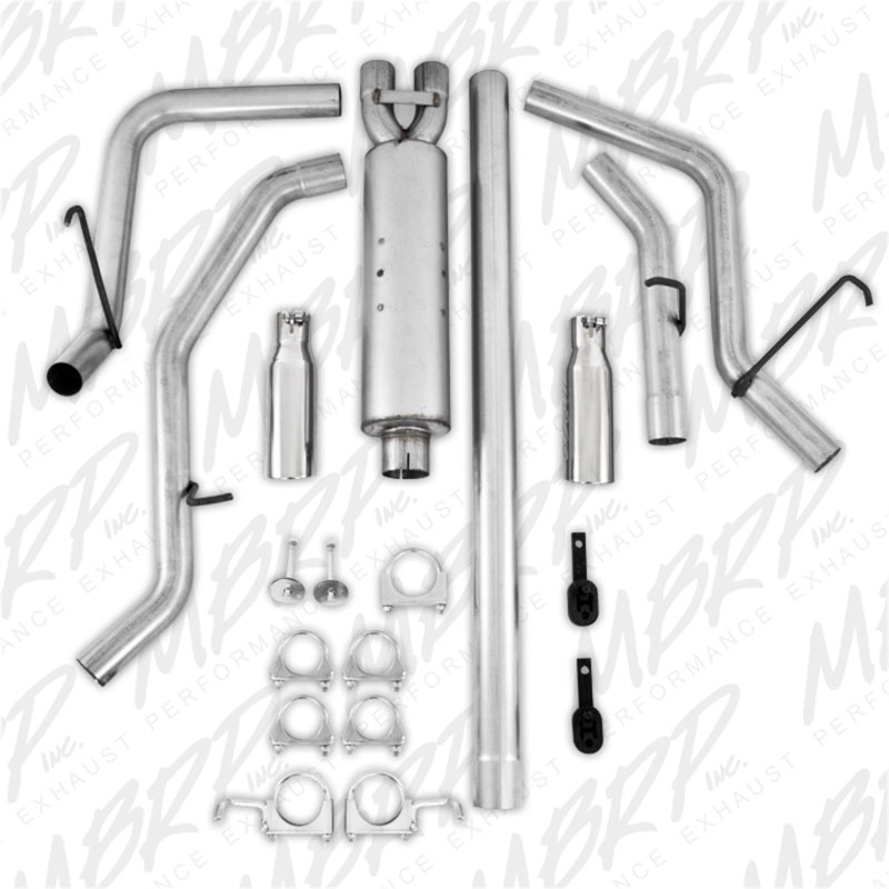 MBRP 2006-2008 Dodge Ram Hemi 1500 5,7 L SC/CC-SB Cat Back double côté fendu