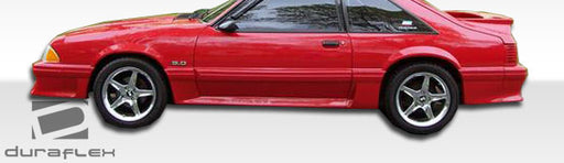 1983-1986 Ford Mustang Duraflex Colt Body Kit - 4 Piece - Includes Colt Front Bumper Cover (103539) Cobra R Rear Bumper Cover (103762) Cobra R Side Skirts Rocker Panels (103761)