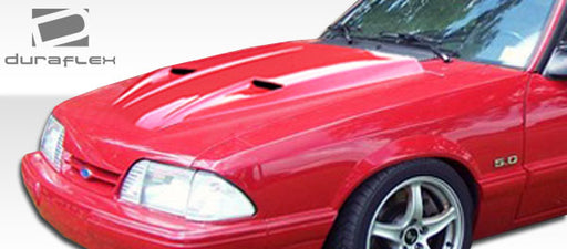 1987-1993 Ford Mustang Duraflex Mach1 Hood - 1 Piece