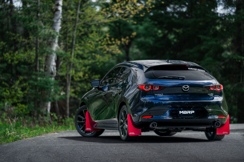 MBRP 19-23 Mazda 3 Hatchback T304SS 2.5in Axle-Back, double sortie arrière avec embouts en fibre de carbone