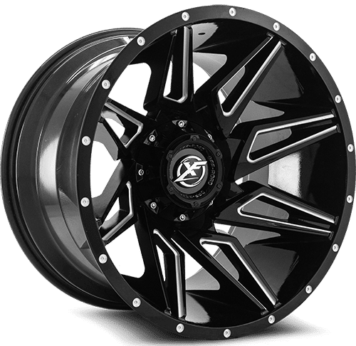 XF OFFROAD XF-218 Gloss Black Milled
