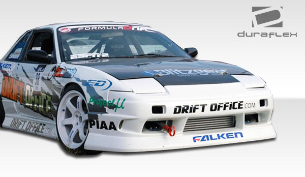 1989-1994 Nissan 240SX S13 2DR Duraflex B-Sport Body Kit - 4 Piece - Includes B-Sport Front Bumper Cover (103540) GP-1 Rear Bumper Cover (100850) B-Sport Side Skirts Rocker Panels (103541)