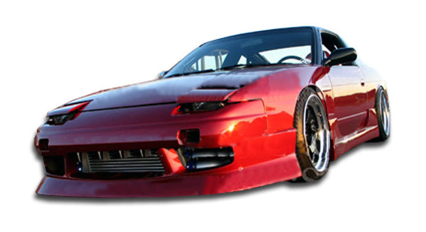 1989-1994 Nissan 240SX S13 2DR Type U Body Kit - 4 Piece - Includes Type U Front Bumper Cover ( 103547) Type U Rear Bumper Cover (104239) Type U Side Skirts Rocker Panels (103548)