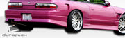 1989-1994 Nissan 240SX S13 Duraflex V-Speed Side Skirts Rocker Panels - 2 Piece