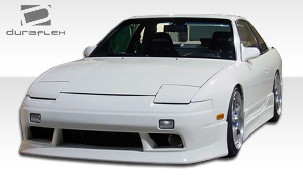 1989-1994 Nissan 240SX S13 HB Duraflex V-Speed Body Kit - 4 Piece - Includes V-Speed Front Bumper Cover (100886) V-Speed Rear Bumper Cover (100865) V-Speed Side Skirts Rocker Panels (100887)